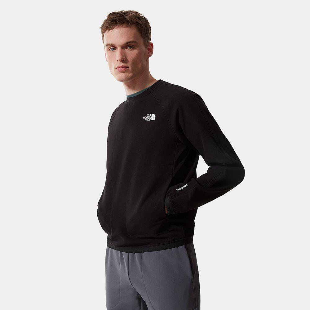 The North Face Tekware Fleece Ανδρικα Πουλόβερ - Μαυρα (ZJBA42708)